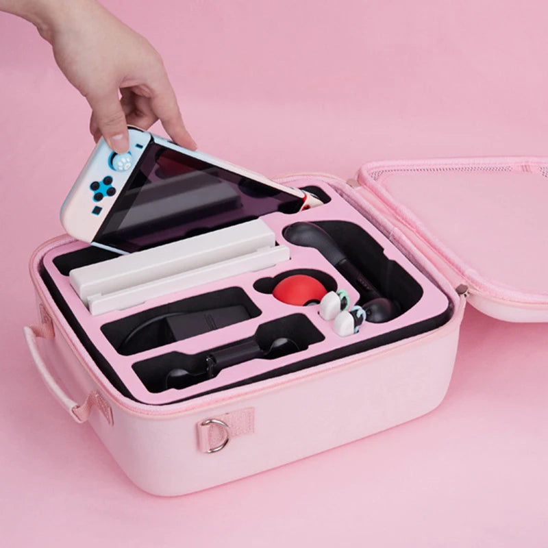 Large Hard Travel Carrying Pouch for NS Switch OLED System - Image 3