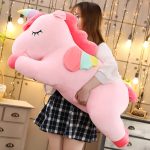 Kawaii Giant Unicorn Plush Toy – Soft Stuffed Animal for Kids