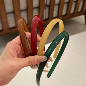 Plastic Translucent Hair Head Hoop Band – Non-slip Tooth Hairband