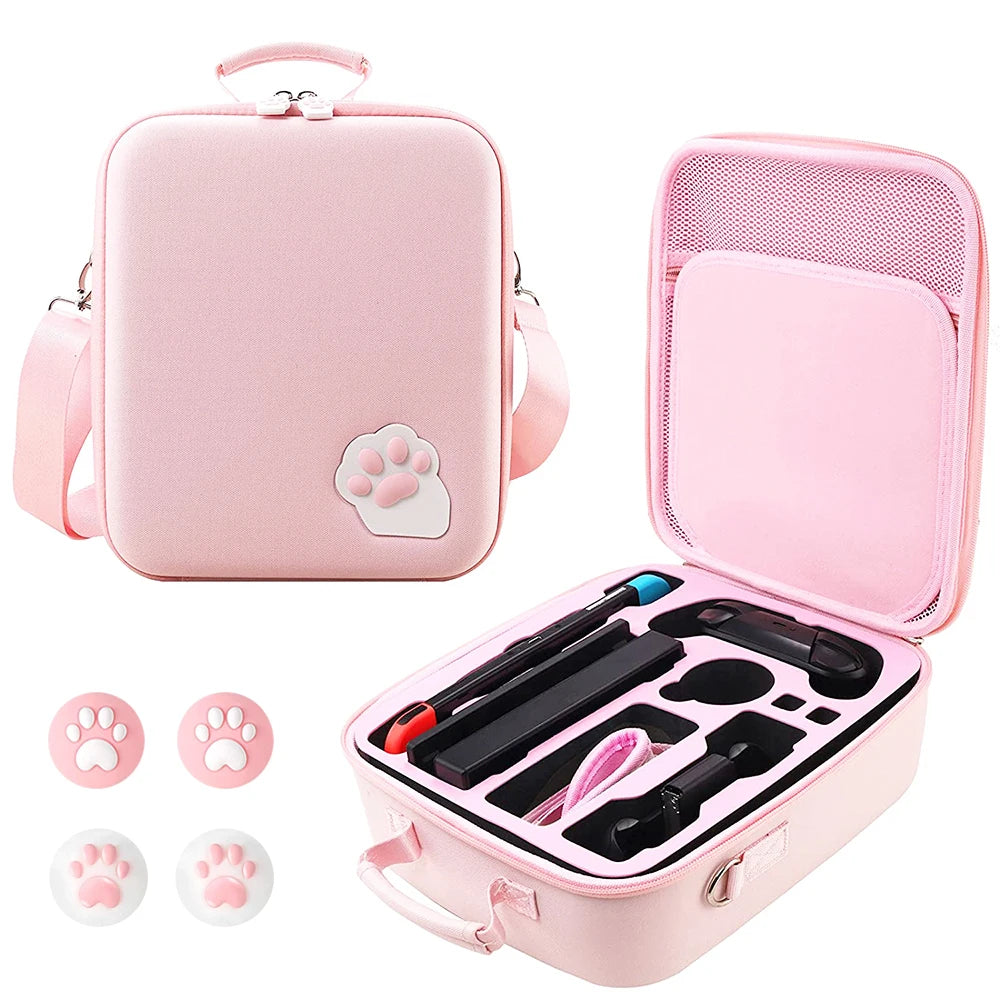 Large Hard Travel Carrying Pouch for NS Switch OLED System