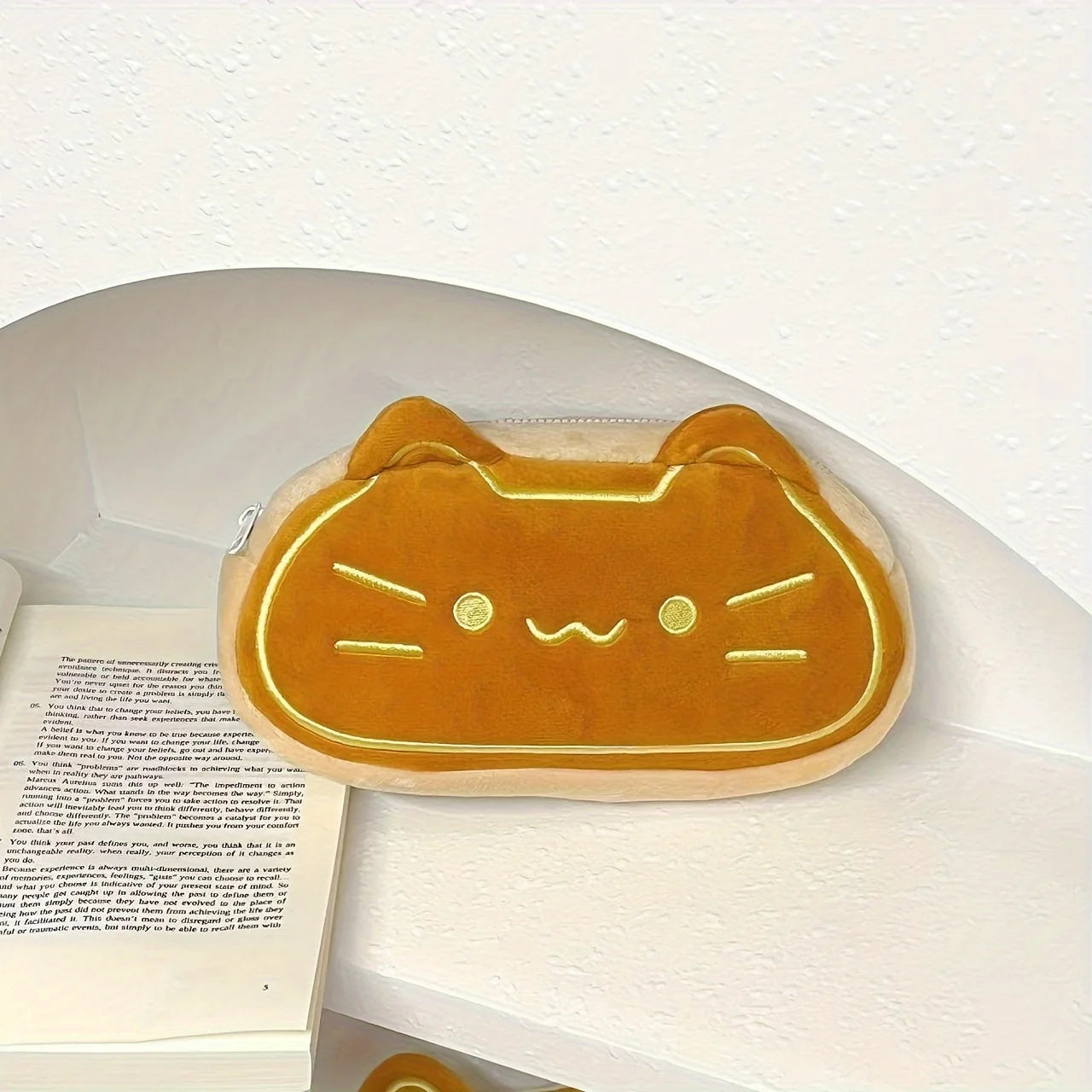 Caramel Cat Plush Pen Case - Image 5