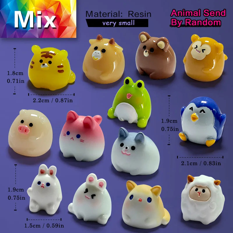 10Pcs Easter Animal Figurines Set - Image 36