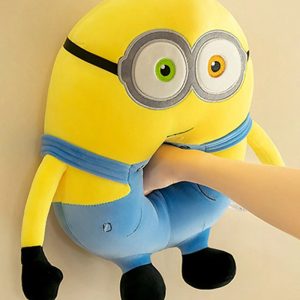 Cuddle with Joy: 30CM Minion Bob Plush Pillow for Fans & Kids