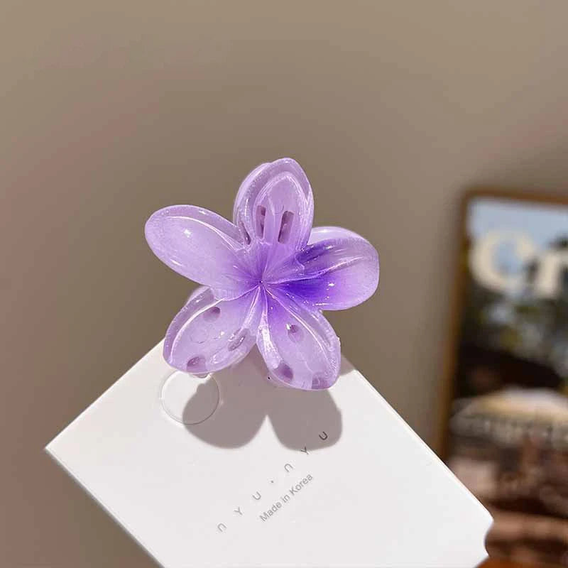 Hawaiian Gradient Flower Hair Clips - Image 7