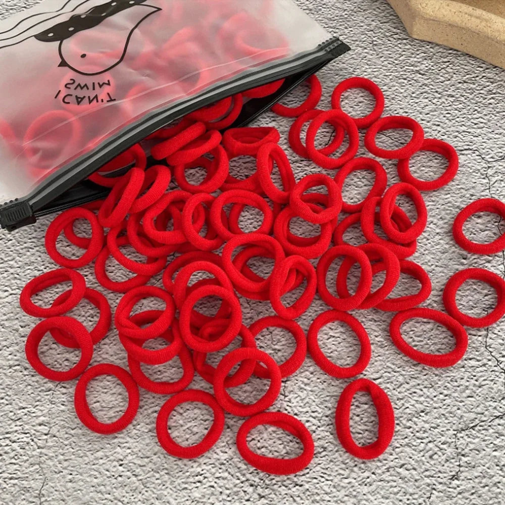 Women’s Seamless Thumb Ring Hair Ties – 50pcs Set - Image 12