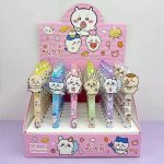 6Pcs/Set Kawaii Chiikawa Press Gel Pens – Cute Writing Tools