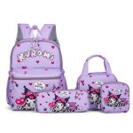 Kuromi & Friends 4-Piece Backpack Set – Perfect for Sanrio Fans