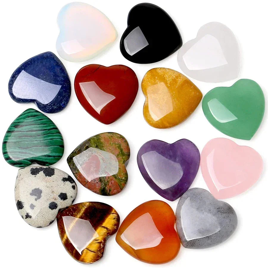 Heart Shape LOVE Crystal Stones - Image 3